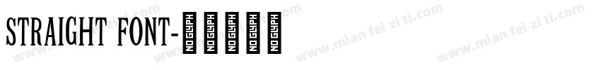 Straight font字体转换